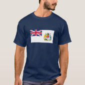 T - Shirt für die Flagge des britischen Antarktis (Vorderseite)
