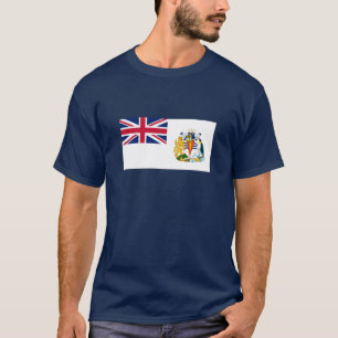 T - Shirt für die Flagge des britischen Antarktis