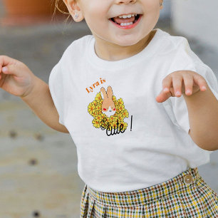 T-Shirt für die Kleinsten, süßes Kaninchen-Motiv