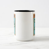 T - Shirt für die Kreuzung Clark und Addison Zweifarbige Tasse (Mittel)