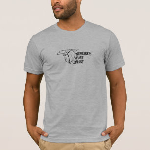 T - Shirt für die Logos für Wildnis-Herz