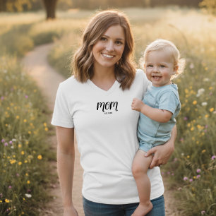 T - Shirt für die Mama mit schwarzem Skript