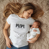 T - Shirt für die Mama mit schwarzem Skript