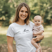 T - Shirt für die Mama mit schwarzem Skript