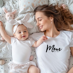 T - Shirt für die Mama mit schwarzem Skript