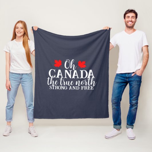 T - Shirt für die Stammfamilien in Kanada Fleecedecke (Beispiel)