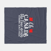 T - Shirt für die Stammfamilien in Kanada Fleecedecke (Vorderseite (Horizontal))