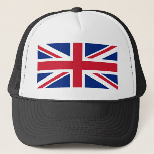 T - Shirt für die Vintage Union Jack Flag Truckerkappe