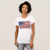 T - Shirt für die Wahlen unter amerikanischer Flag (Vorne ganz)