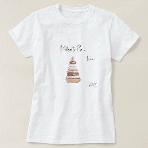 T-Shirt für die werdende Mutter im Vintage-Boho-St
