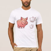 T - Shirt für drei Schweine (Vorderseite)