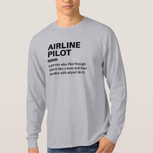 T-Shirt für ein Geschenk für den Piloten