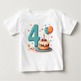 T - Shirt für einen 4-jährigen Geburtstag