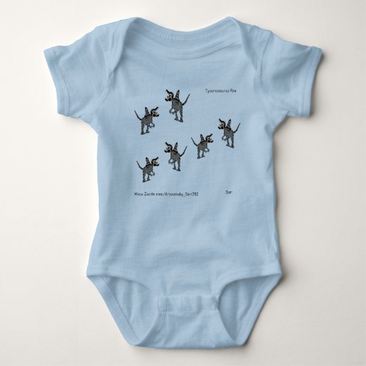 T - Shirt für einen Baby Boy / Dinosaurier (Vorderseite)