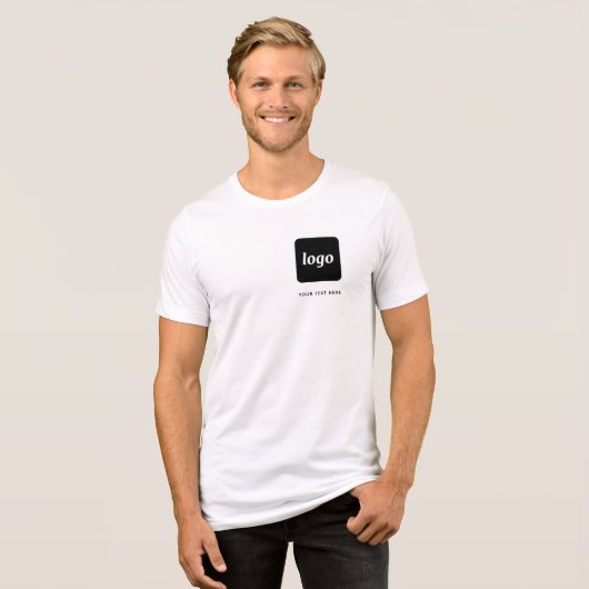 T - Shirt für einfache Logos und Textdateien (Vorderseite voll)