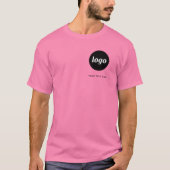 T - Shirt für einfache Logos und Textdateien (Vorderseite)