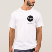 T - Shirt für einfache Logos und Textdateien (Vorderseite)