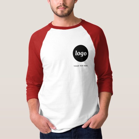 T - Shirt für einfache Logos und Textdateien (Vorderseite)