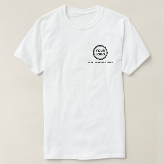 T - Shirt für einfache Logos und Textdateien (Design vorne)