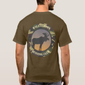 T - Shirt für Elch und Camouflage (Rückseite)