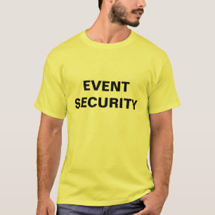 T - Shirt für Ereignissicherheit