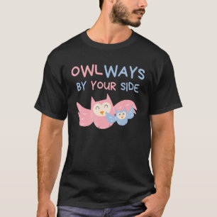 T-Shirt für Eulen-Mama Lustige Eulen-Grafik-Tees-S
