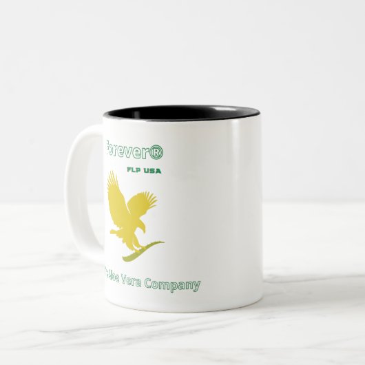 T - Shirt für ewig lebende Erzeugnisse Zweifarbige Tasse (Vorderseite Links)