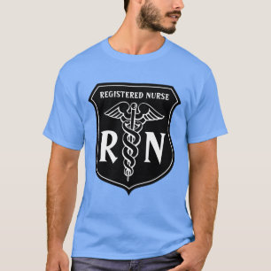 T-Shirt für examinierte Krankenschwester RN mit Ca