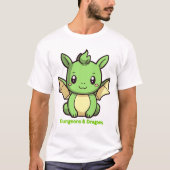 T - Shirt für Feuerdrachen in Dungeons und Drachen (Vorderseite)