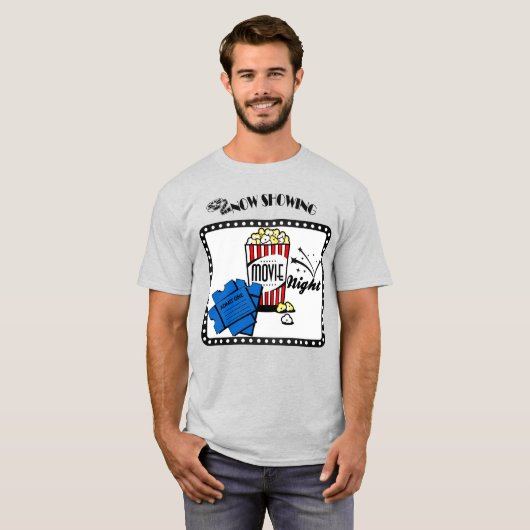 T - Shirt für Filmabende mit Logos und Grafiken (Vorne ganz)