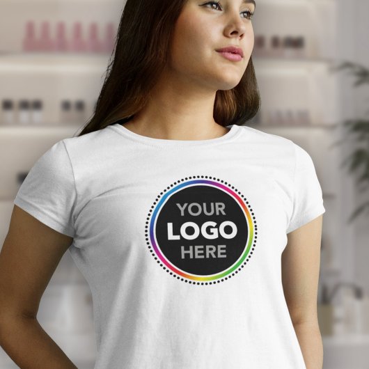 T - Shirt für Firmenlogos für Frauen - Großes Fron