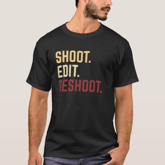 T-Shirt für Fotografie und Videografie (Vorderseite)
