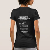 T - Shirt (für Frauen) (Rückseite)
