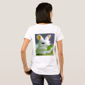 T - Shirt für Frauen - Farbiges digitales Design | (Schwarz voll)