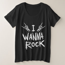 T-Shirt für Frauen - I Wanna Rock