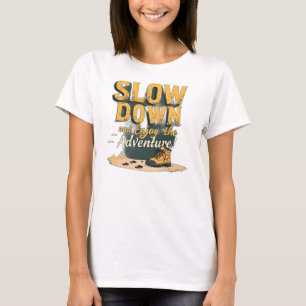 T - Shirt für Frauen - Lasse dich ab und genieße d