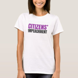 T-Shirt für Frauen mit Aufdruck 'Bürgerschaftliche