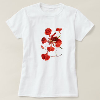 T-Shirt für Frauen mit Blütenmuster