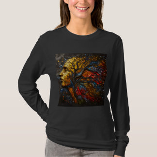 T - Shirt für Frauen mit langem Schlaf 6