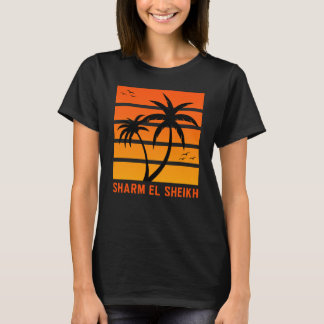 T-Shirt für Frauen Sharm El Sheikh Vintage Sonnenu