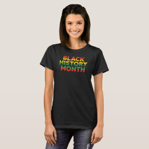 T-Shirt für Frauen zum Monat der schwarzen Geschic