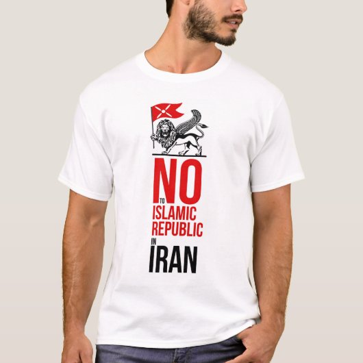 T Shirt für Freiheit im IRAN (Vorderseite)