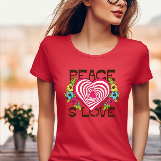 T - Shirt für Frieden und Liebe