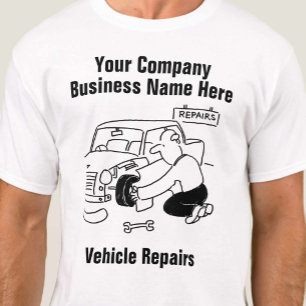 T-Shirt für Garage-Autoreparaturen