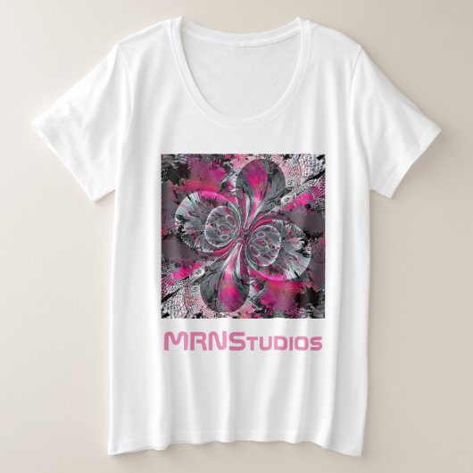 T - Shirt für gemischte Signale Plus Größe (Design vorne)