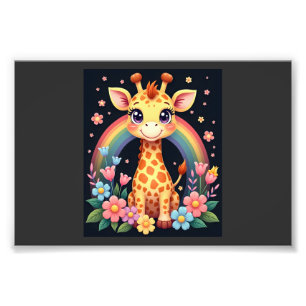 T-Shirt für Giraffenliebhaber Fotodruck
