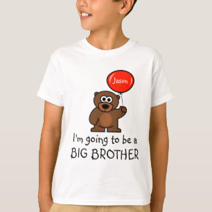 T-Shirt für großen Bruder für Geschwister Teddyb