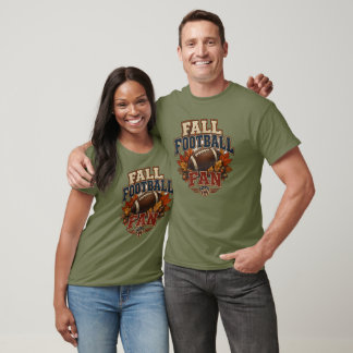 T-Shirt für Herbst-Fußballfans | Bequemes T-Shirt