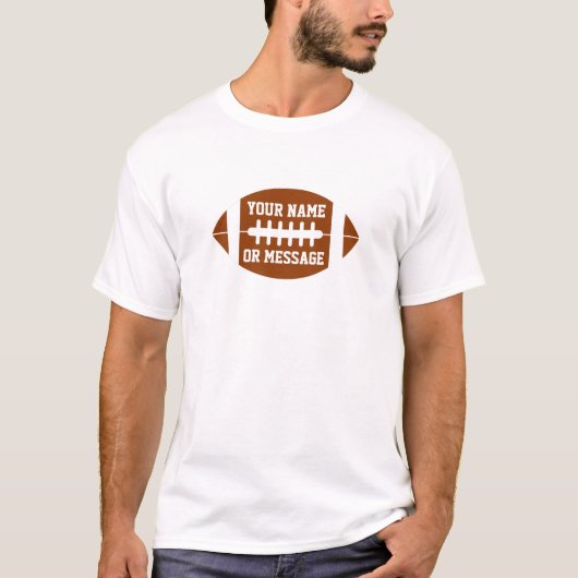 T-Shirt für Herren mit individuellem Namen oder Te (Vorderseite)