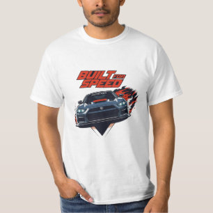 T-Shirt für Herren mit Sportwagen-Rennsport-Motiv